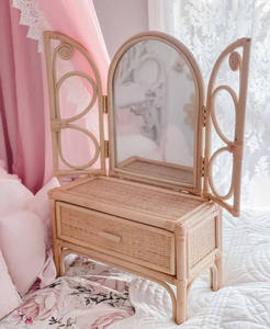 Vietnam Handmade Modern Design Rattan Children's Vanity <b>Set</b> Customizable New Product <b>for</b> <b>Kids</b> Dining Toy Living Room <b>Kitchen</b> - Product Image 5