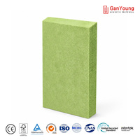 Matériau absorbant le son, panneau acoustique en feutre PET de 20 mm, panneau acoustique en fibre de polyester recyclée écologique