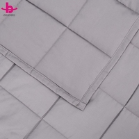 Couverture lestée en polyester/coton tricoté de qualité supérieure pour la thérapie à domicile et le soulagement de l'anxiété, 100 % coton respirant et lourd