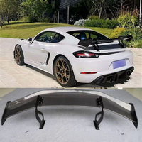 Becquet de voiture en fibre de carbone véritable haute performance pour Porsche 718 Boxster 981 987 Cayman GT4RS