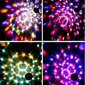 Lampadina Rotante Colorata per Camera, Dormitorio, Sfera Magica, Illuminazione Atmosferica per Casa, KTV, Palcoscenico Interno, Luce Decorativa - Product Image 3