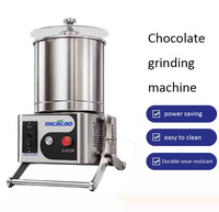 Machine à mélanger le chocolat au prix d'usine, broyeur de fèves de cacao de haute qualité, machine à broyer les fèves de cacao de qualité alimentaire commerciale