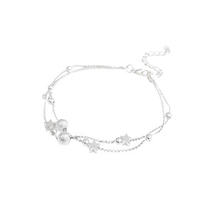 Hot Bán Đồ Trang Sức Vòng Đeo Tay Bầu Trời Đầy Sao Vòng Đeo Tay Hai Lớp Stackable Đơn Giản Của Phụ Nữ Vòng Đeo Tay Tùy Chỉnh Đồ Trang Sức Bán Buôn - Product Image 5