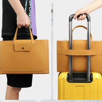 Porte-documents en cuir PU imperméable promotionnel en gros housse pour ordinateur portable pochette antichoc doublure travail sac de rangement professionnel sac à dos