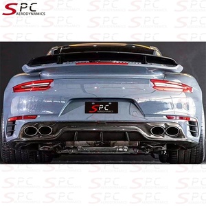 SPC diffusore posteriore in fibra di carbonio per <span class=keywords><strong>Porsche</strong></span> <span class=keywords><strong>991</strong></span>.1 <span class=keywords><strong>991</strong></span>.2 Turbo in fibra di carbonio Spoiler posteriore per <span class=keywords><strong>Porsche</strong></span> 911 <span class=keywords><strong>991</strong></span> paraurti posteriore - Product Image 6