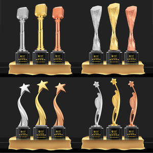 Aanpasbare Gouden Milieuvriendelijke Laser Gegraveerde Hars Kroon Overwinning Trofee Crystal Honor Cup Sport Kampioenschap Awards Trofeeën - Product Image 5