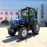 Traktor Pertanian 4WD 50hp Hemat Energi, Mesin Pertanian, Trailer, Rotary Cultivator, Planter, Traktor Euro 5