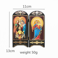 Icônes orthodoxes décoration de la maison catholique jésus christ écran virgen maria religieux noël scène de la nativité figurines icône