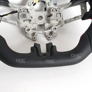 Volante de cuero deportivo personalizable para <span class=keywords><strong>Ford</strong></span> <span class=keywords><strong>Mustang</strong></span> S550 gt350r GT Shelby <span class=keywords><strong>GT500</strong></span> <span class=keywords><strong>Mustang</strong></span> volante 2020 2021 <span class=keywords><strong>2018</strong></span> + - Product Image 4