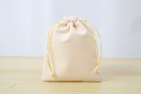Pochette cosmétique personnalisée en velours doux marron, imprimée avec logo, écologique, lavable, avec cordon de serrage, portable, pour sac anti-poussière ou cadeau