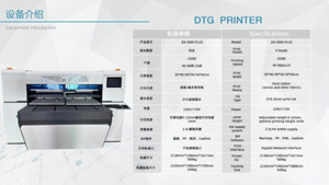 Macchina della stampante di ZX5060 DTG con due testina di stampa nuovissima di I3200A e il <span class=keywords><strong>Software</strong></span> - Product Image 3