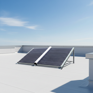 Colector Solar de Tubos Evacuados de Alta Temperatura para Procesos Industriales, Planta de Procesamiento de Alimentos, Colector Solar Térmico de Tubos Evacuados JR- - Product Image 1