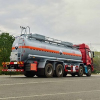 Nouveau Camion-citerne FAW 8x4 pour produits chimiques, 20 m³ en acier au carbone, pour le transport et le stockage de liquides dangereux et toxiques - Vente Flash