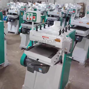 Cabezal de corte en espiral Cepilladora de madera de alta eficiencia y ahorro de energía Cepilladora de doble cara resistente Compactador de cepilladora de prensa - Product Image 2