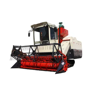 Buğday yüksek hızlı hasat makinesi AF108 4 satır biçerdöver 100hp