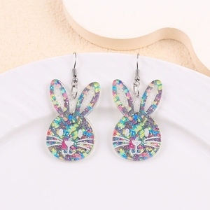 Pendientes Creativos <span class=keywords><strong>de</strong></span> Pascua, Regalos con Diseño <span class=keywords><strong>de</strong></span> Dibujos Animados, Pendientes <span class=keywords><strong>de</strong></span> Aleación con Forma <span class=keywords><strong>de</strong></span> Conejo, Huevo <span class=keywords><strong>de</strong></span> Pascua y Zanahoria, Sin Reseñas Aún - Product Image 6