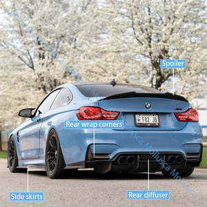 For M4 Series F82 True Carbon Rear Diffuser - Product Image 4