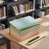 Carnet portable A5 personnalisé à couverture rigide, reliure à spirale, pour étudiants et professionnels, en cuir PU souple et durable, papeterie