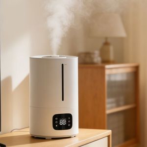 <span class=keywords><strong>Humidificador</strong></span> de Aire Ultrasónico Inteligente de Diseño Moderno, Gran Volumen de Vapor de 5L, Difusor de Aire Silencioso para Dormitorio, para un <span class=keywords><strong>Ambiente</strong></span> Confortable - Product Image 4