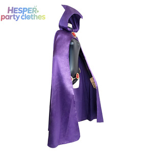 HESPER Titans Raven Costume de Cosplay Anime Adulte, Combinaison, Cape, Ceinture, pour Fête, Halloween ou Bal de Noël, Motif Personnage TV - Product Image 2