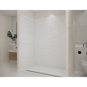 ฝักบัวหินอ่อนล้อมรอบหินตัดขนาดตามทฤษฎีโรงแรมคลาสสิกที่ทันสมัย - Product Image 2