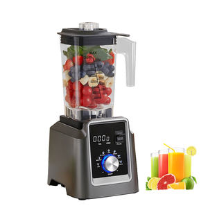 Profesyonel Ticari <span class=keywords><strong>Blender</strong></span> 2200W Elektrikli Pil/USB Düğmeli Buz Kırıcı Smoothie Yapıcı Ev Tipi 9 Hızlı - Product Image 1