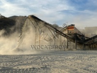 Ligne de production complète de concassage de sable et de gravier 100-150t/h, installation de concassage de pierres fixe avec concasseur de fabrication de sable
