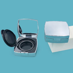 Luxe 15g réutilisable cosmétique <span class=keywords><strong>Cox</strong></span> argent carré ABS pour coussin d'air BB CC poudre boîte conteneur matériau d'emballage - Product Image 5
