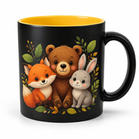Tasses à café en céramique personnalisables et écologiques de 11 oz, durables, vierges pour sublimation, à changement de couleur thermique, personnalisables