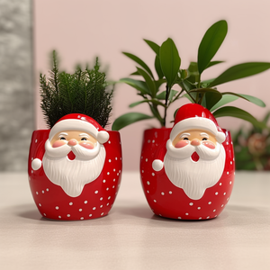<span class=keywords><strong>Pot</strong></span> de fleurs décoratif <span class=keywords><strong>en</strong></span> céramique de Noël de 4 pouces-Décalcomanie de neige d'intérieur, <span class=keywords><strong>peinture</strong></span> à la main, fini brillant, <span class=keywords><strong>pot</strong></span> de plante <span class=keywords><strong>en</strong></span> <span class=keywords><strong>terre</strong></span> <span class=keywords><strong>cuite</strong></span> <span class=keywords><strong>pour</strong></span> la maison Dec - Product Image 6