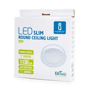 Faretto LED da superficie rotondo 16W, luce gialla, ideale per illuminazione ambientale e decorazione d'interni. - Product Image 3