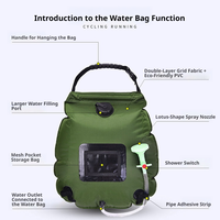 Accessoires de camping et de randonnée, Produits de camping et de randonnée, Douche extérieure, Douche solaire, Tente de douche extérieure, Sac de douche solaire, Camping
