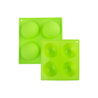 Moule à Mousse en Silicone demi-cercle, pour Pudding, gâteau, bombes au chocolat, outils