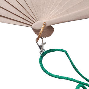 BSBH Ventilateur à main en bambou pliant en bois <span class=keywords><strong>de</strong></span> haute qualité Mini petit ventilateur <span class=keywords><strong>de</strong></span> 6 pouces avec pochette Ventilateurs à main pliants personnalisés - Product Image 4