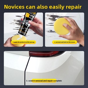 Cera Lucidante per Auto per Protezione Vernice e Riparazione Superfici Leggermente Danneggiate - <span class=keywords><strong>Pasta</strong></span> Speciale per Rimozione <span class=keywords><strong>Graffi</strong></span> Profondi - Product Image 5