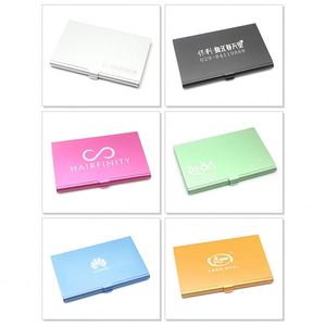 Siy1841 Wholesale Multicolour Aluminum Square <b>Metal</b> Business Credit Aluminium Card Holder - Product Image 5