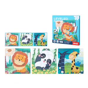 Hoye Crafts Puzzles magnétiques Papier Animal Puzzles Livre pour les tout-petits Jouets d'apprentissage éducatifs préscolaires - Product Image 6