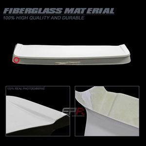 Alerón trasero de fibra de vidrio para Toyota Corolla AE86 Trueno Hatch TR Type, sin pintar, compatible con modelos 1984-1987. - Product Image 6