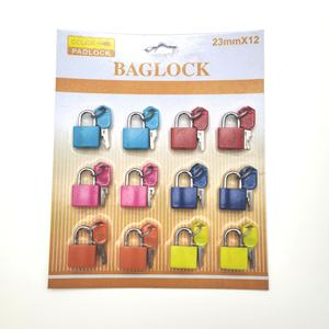 Samhoo Ventes directes Manille en fer antivol 3 clés Clé principale de sécurité <span class=keywords><strong>Cadenas</strong></span> en fer laminé Personnalisation Ensemble de coques colorées - Product Image 3