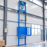 Monte-charge électrique certifié CE 300 kg 500 kg, mini élévateur vertical pour la manutention de marchandises en entrepôt