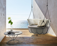 Canapé suspendu à poser au plafond, meuble d'extérieur, moderne et élégant, idéal pour un hôtel, une véranda, une chaise à bascule, avec coussins confortables, livraison gratuite