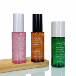 บรรจุภัณฑ์ขวดสเปรย์ฉีดหน้าแบบกำหนดเอง ขนาด 20 มล. 30 มล. 40 มล. 100 มล. 120 มล. ขวดสเปรย์แก้วทรงแบนสีดำสำหรับเซรั่มและโทนเนอร์ ฉีดพ่นละอองละเอียด - Product Image 5