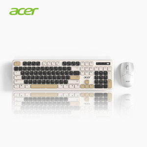 <span class=keywords><strong>Acer</strong></span> OAK020 clavier et souris sans fil 104 touches 2.4GHz Bluetooth double Mode 1600 DPI Gadgets de jeu pour ordinateur - Product Image 1