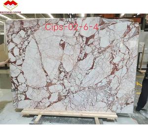 Italie moderne personnalisé alto luxe prix de la pierre rose rose marbre Bvlgari dalles de marbre rose pour table de revêtement de sol - Product Image 2