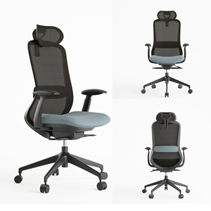 Anji <span class=keywords><strong>Koho</strong></span> Factory Chaise à dossier haut en maille Mobilier de bureau pivotant Meilleur bureau ergonomique Chaise de bureau pour ordinateur Sillas De Oficina - Product Image 2