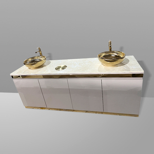 Pas encore d'avis Salle de bain et cuisine haut de gamme Double lavabo, armoire et meubles - Product Image 1