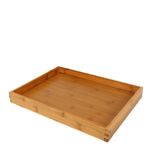 Huiyang Crafts Rectangular Bamboo Wood Bread <b>Tray</b> Pastry Display Plate Thickened <b>Storage</b> <b>Baking</b> <b>Tray</b> Factory Direct Sales - Product Image 2