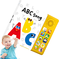 Libros de Cartón Educativos Electrónicos Personalizados con Audio para Niños, con Tapa Dura, Impresión Offset y 10 Botones