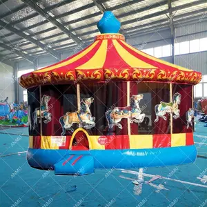 Tente de cirque en plein air moonwalk gonflable carrousel maison de rebond pour la location - Product Image 2