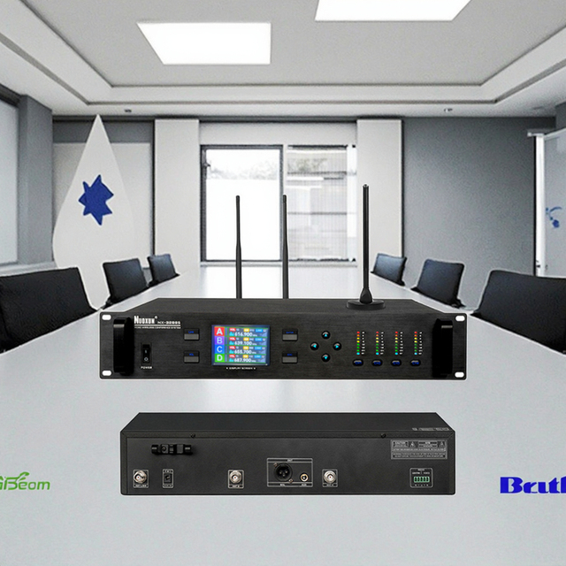 Professional UHF Band Wireless Bos--ch Audio Video Visioconference System Conference System